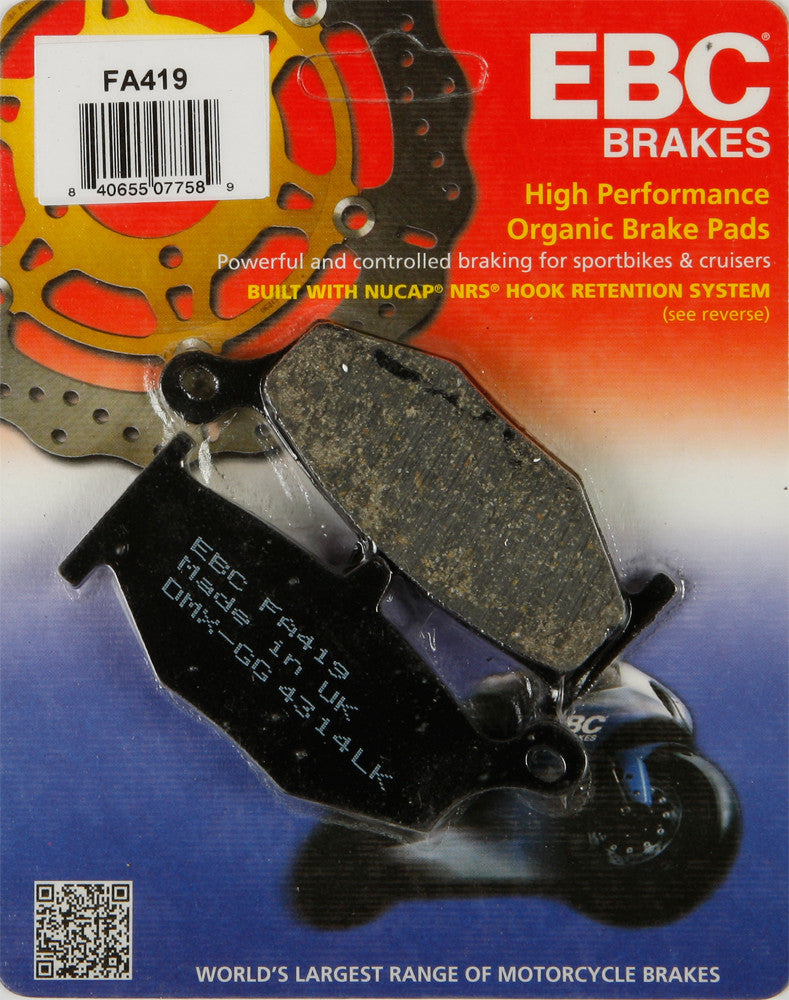 EBC FA Brake Pads Organic — FA4xx