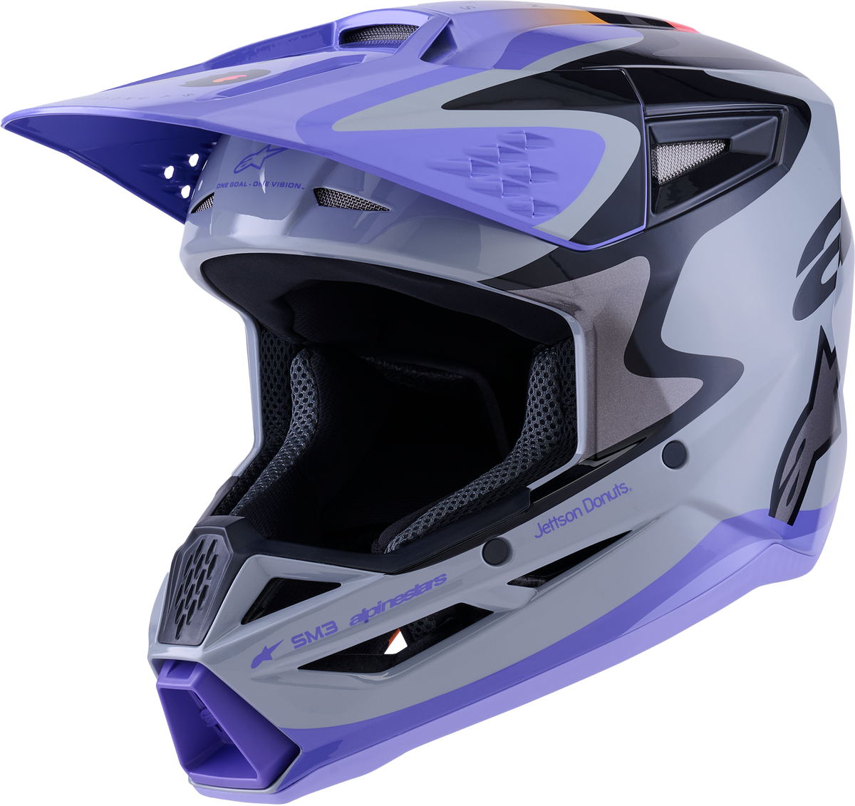 JETTSON SM3 HELMET GRY/PURP/BLK GLOSSY