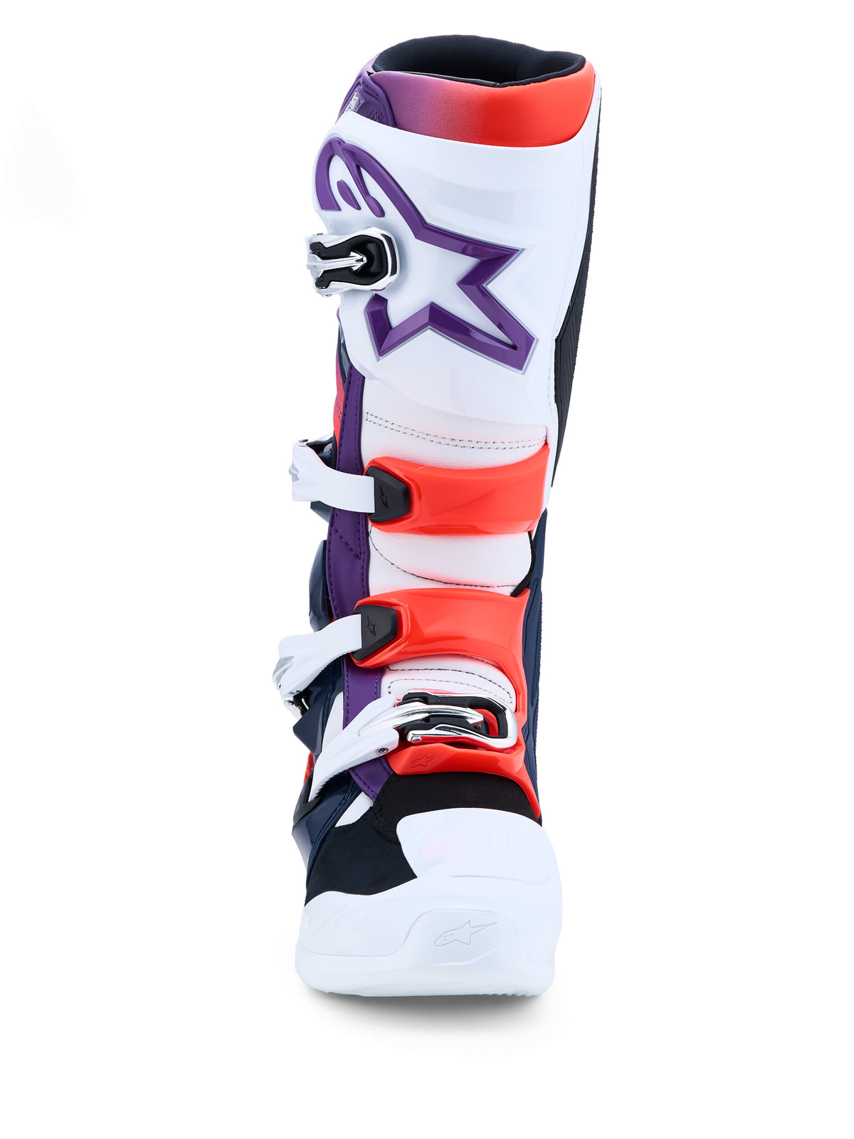 TECH 7 BOOTS PRPL/WHT/DK BLUE/RED FLUO