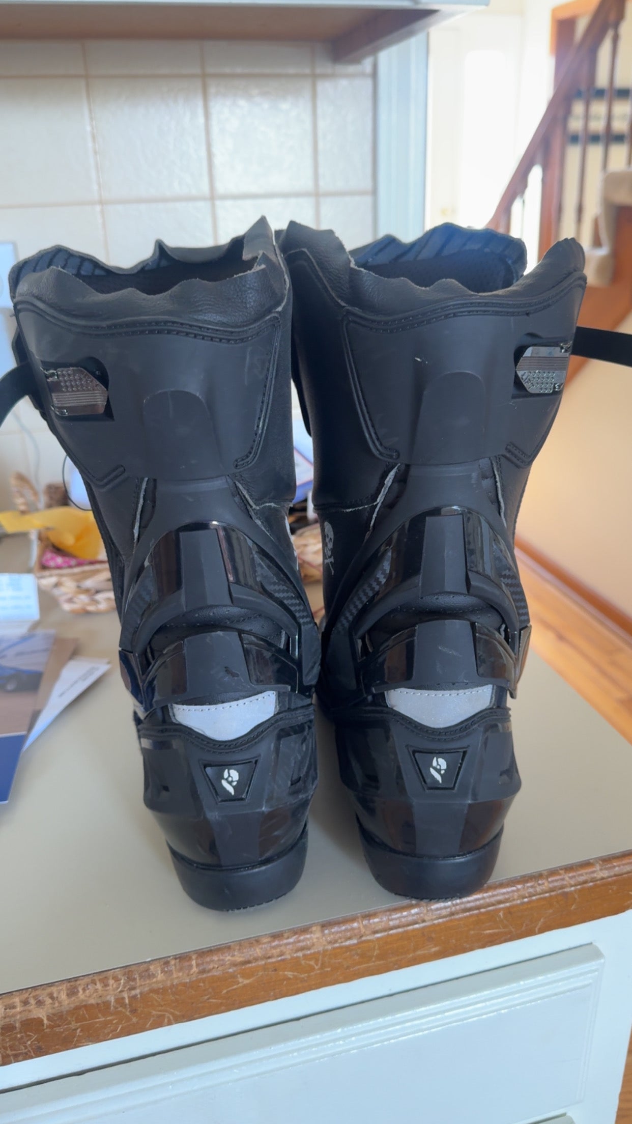 Bison Thor 1 Motorcycle Boot Size 10 US (used)