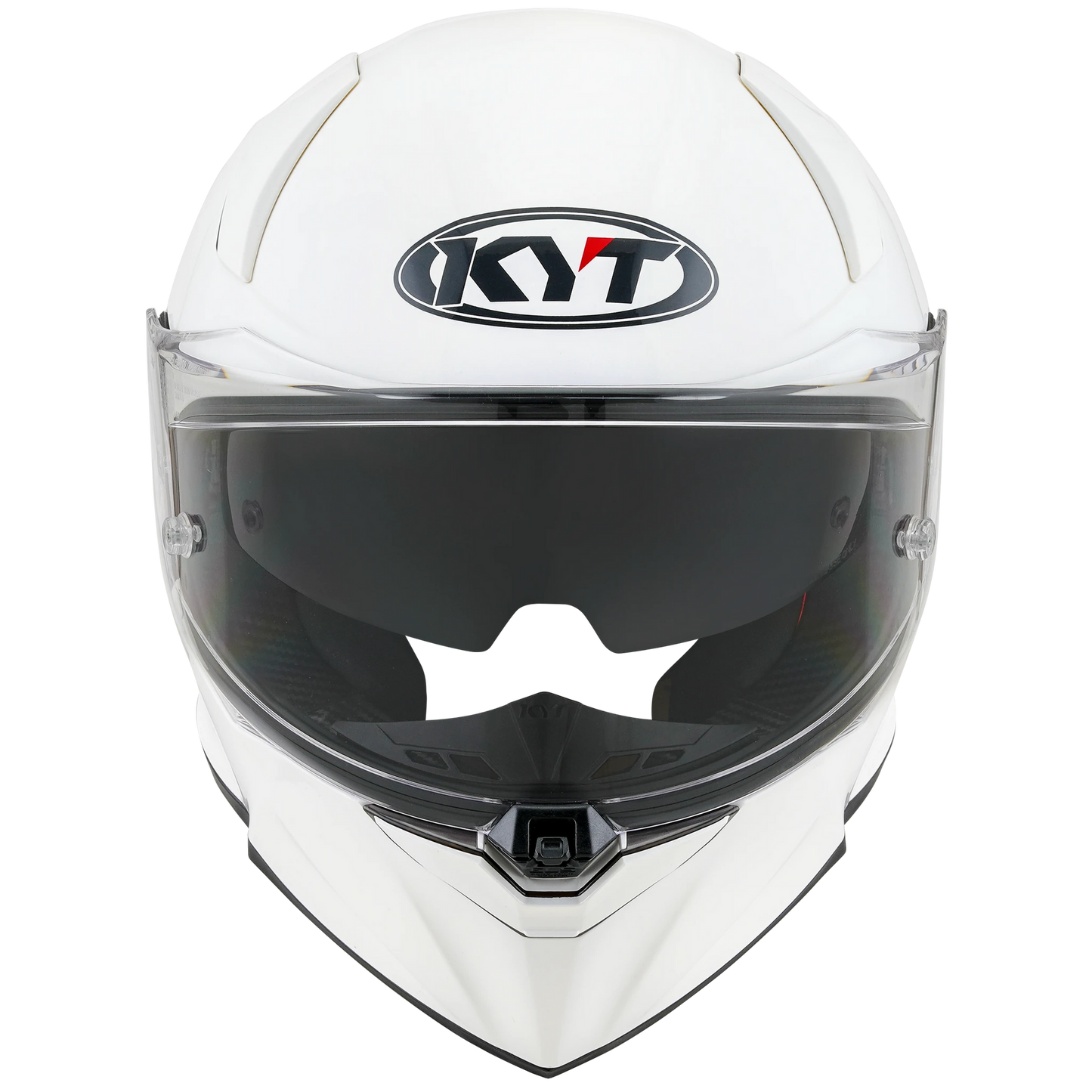 KYT R2R Full Face Solid Color Motorcycle Helmets | White (Gloss) | KYT Americas