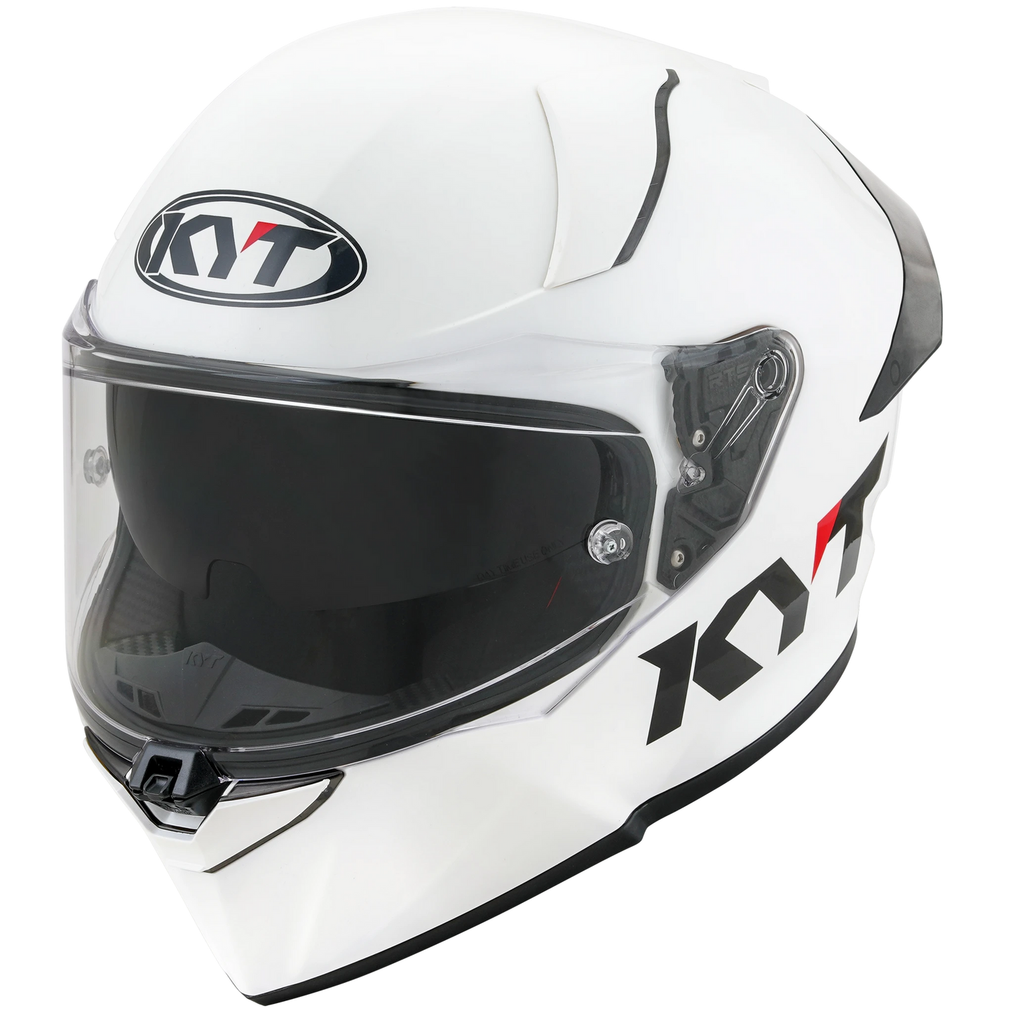 KYT R2R Full Face Solid Color Motorcycle Helmets | White (Gloss) | KYT Americas
