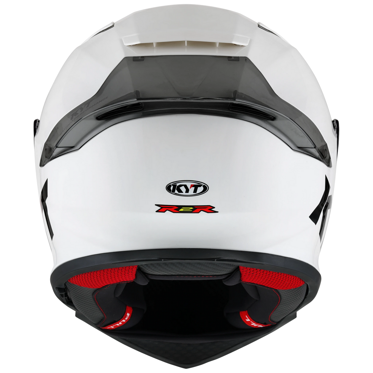 KYT R2R Full Face Solid Color Motorcycle Helmets | White (Gloss) | KYT Americas