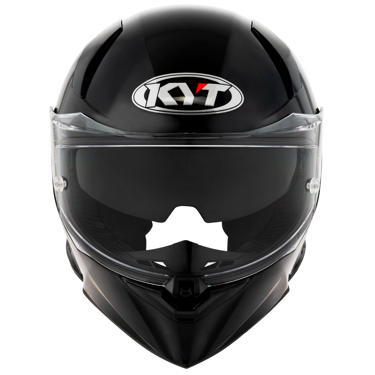 KYT R2R Full Face Solid Color Motorcycle Helmets | Plain Black (Gloss) | KYT Americas