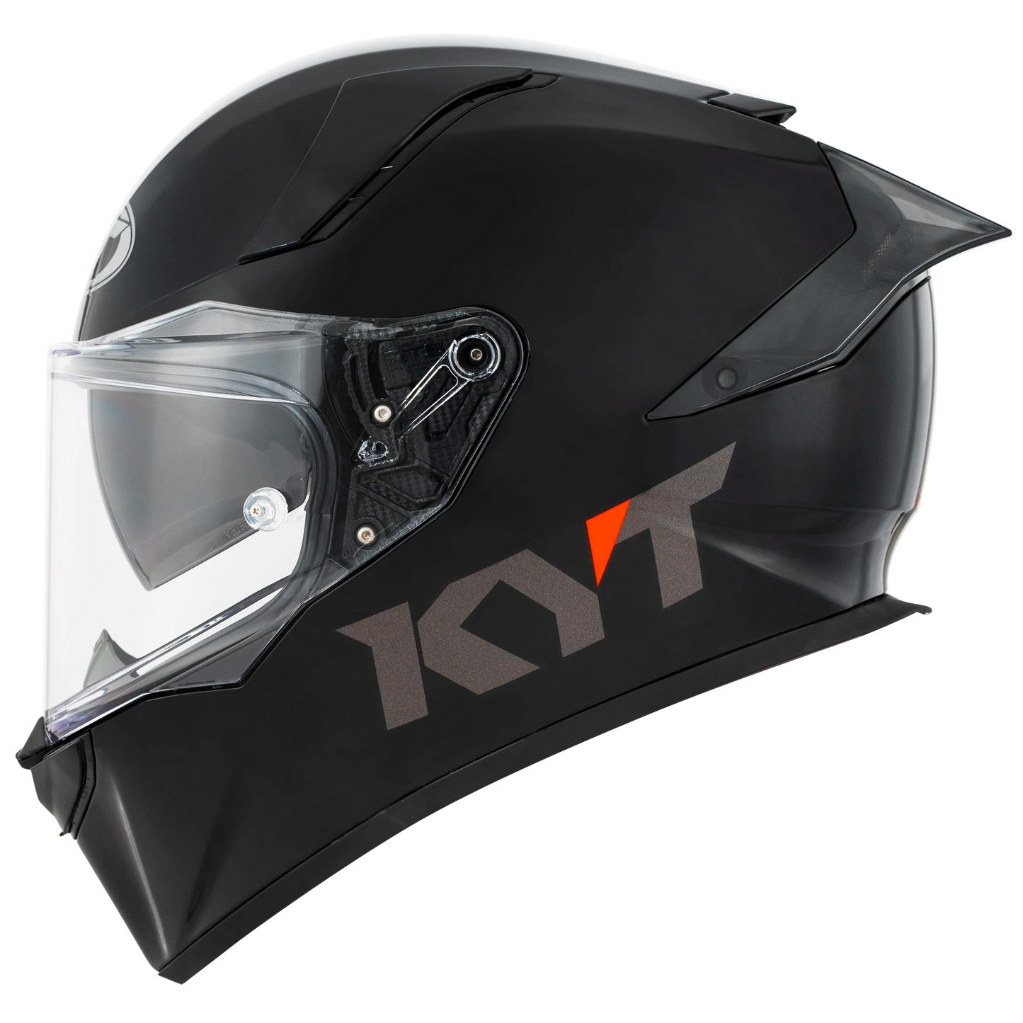 KYT R2R Full Face Solid Color Motorcycle Helmets | Plain Matte Black | KYT Americas