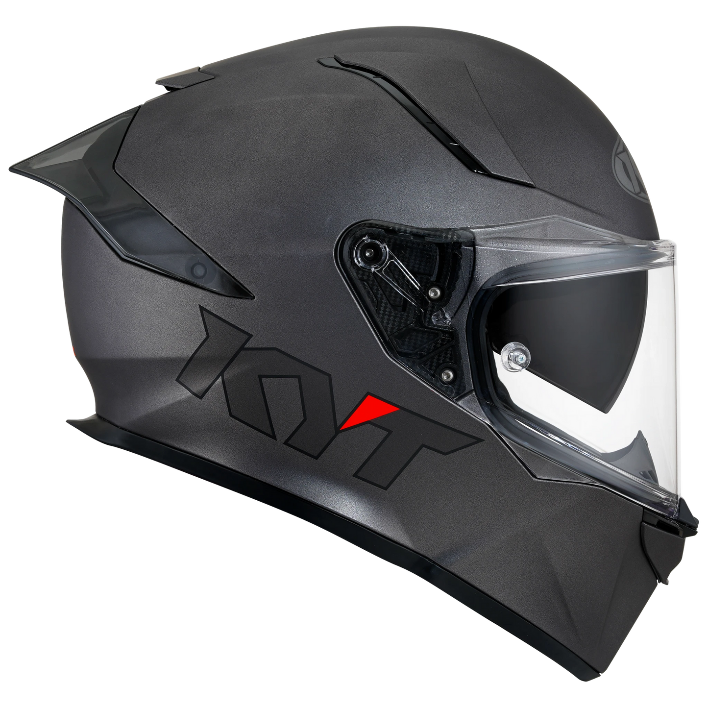 KYT R2R Full Face Solid Color Motorcycle Helmets |  Gunmetal (Matte) | KYT Americas