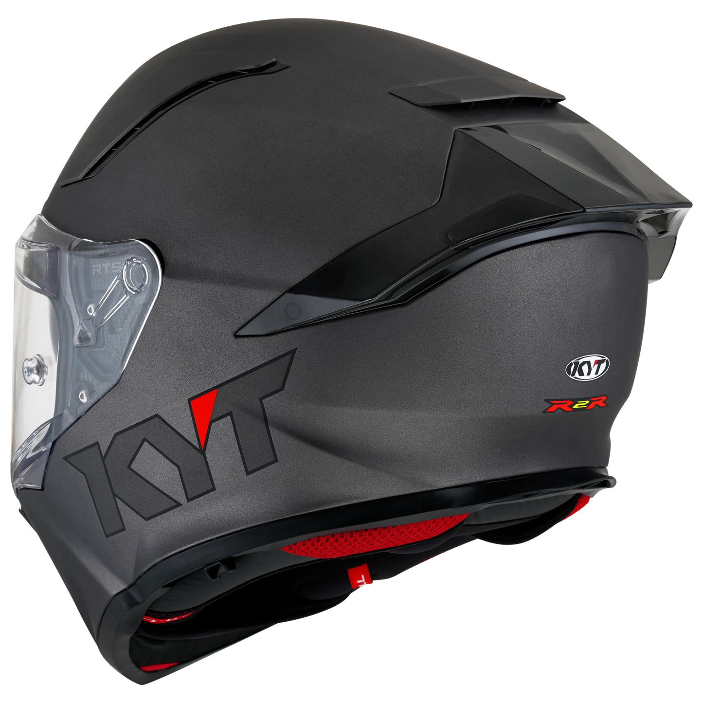 KYT R2R Full Face Solid Color Motorcycle Helmets |  Gunmetal (Matte) | KYT Americas