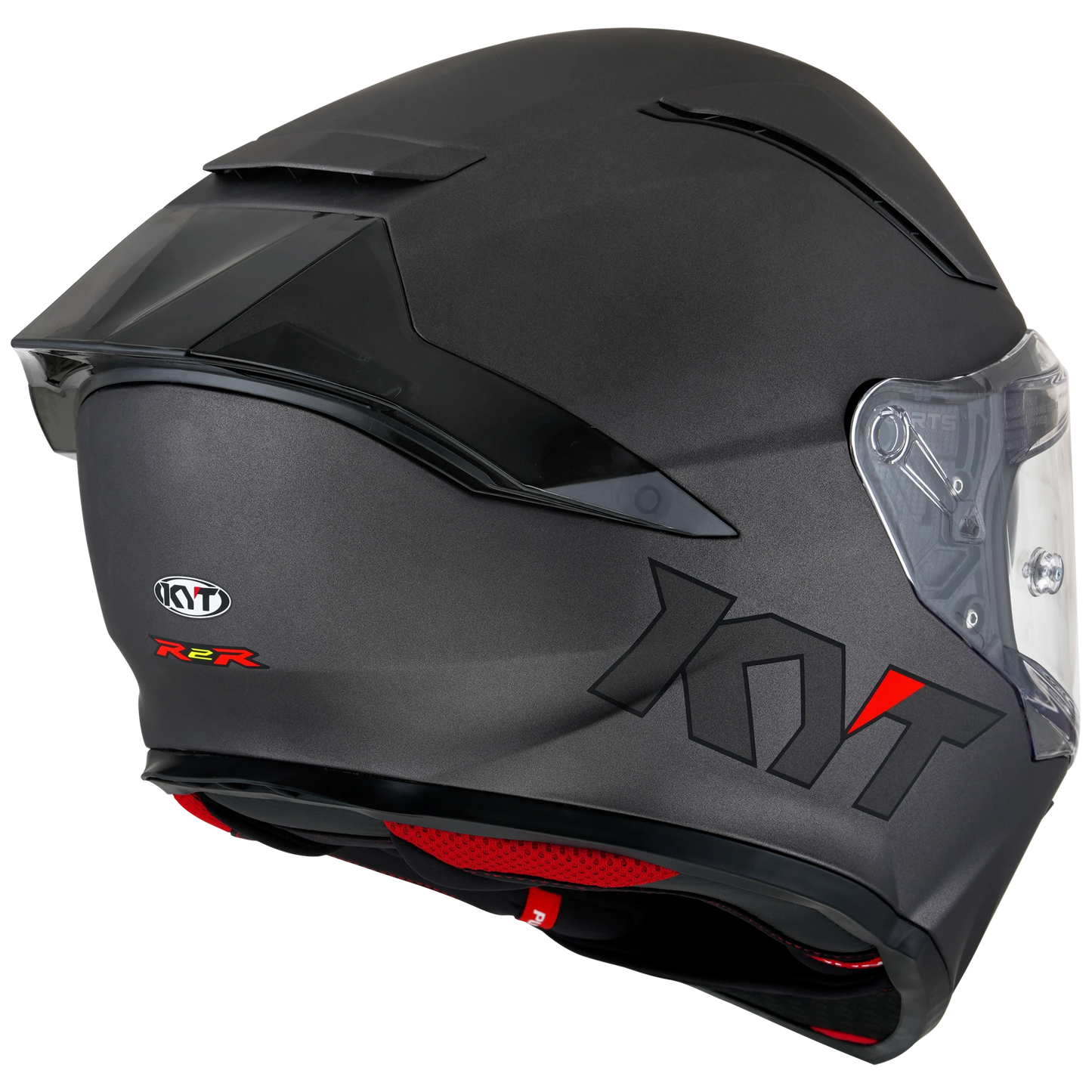 KYT R2R Full Face Solid Color Motorcycle Helmets |  Gunmetal (Matte) | KYT Americas