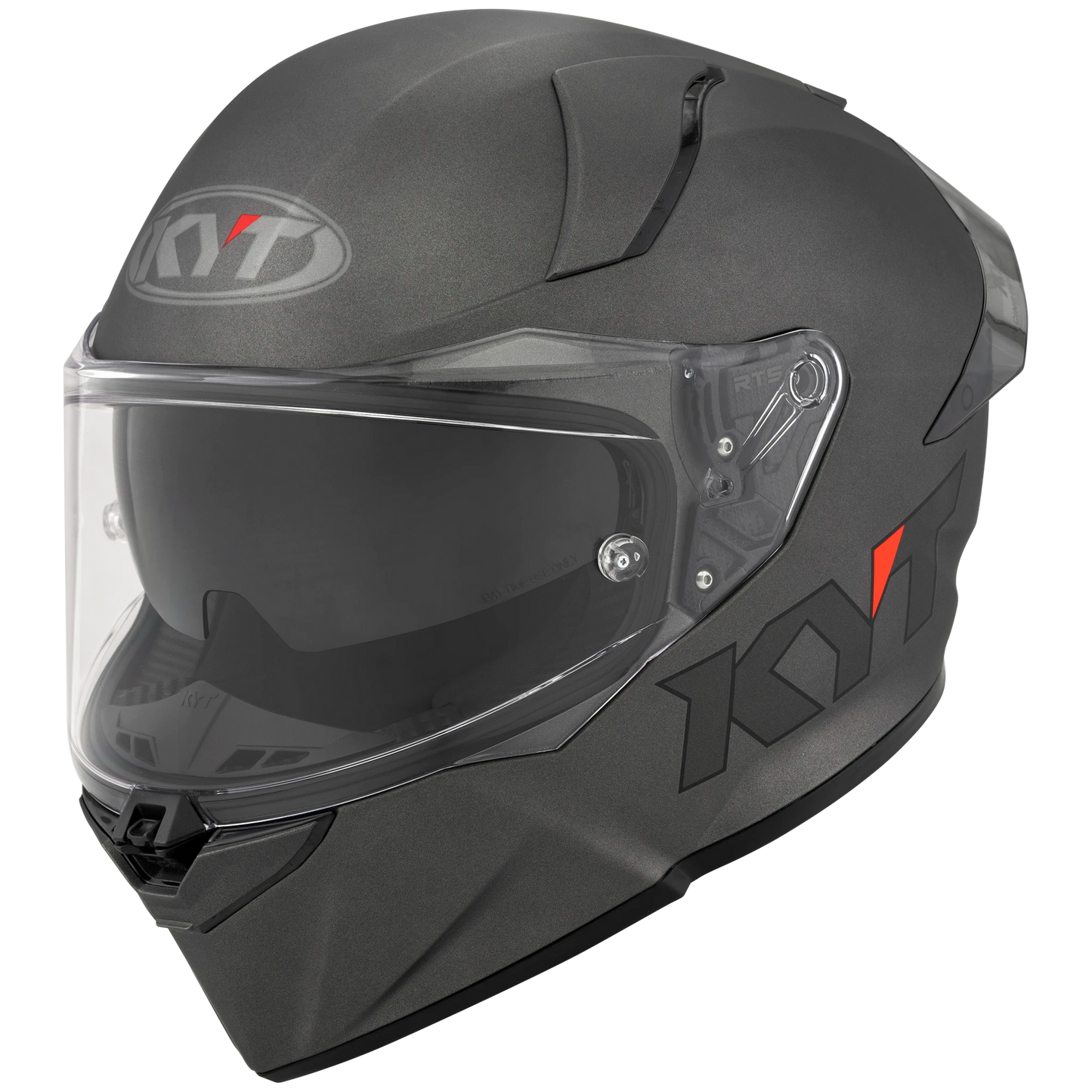 KYT R2R Full Face Solid Color Motorcycle Helmets |  Gunmetal (Matte) | KYT Americas