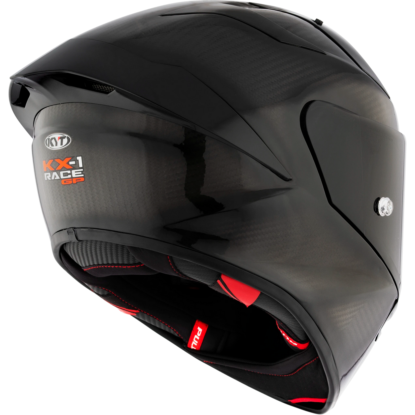 KYT KX-1 Race GP Full Face Motorcycle Helmets | Glossy Carbon | KYT Americas