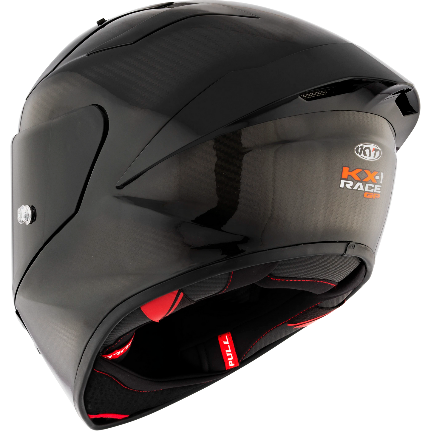 KYT KX-1 Race GP Full Face Motorcycle Helmets | Glossy Carbon | KYT Americas