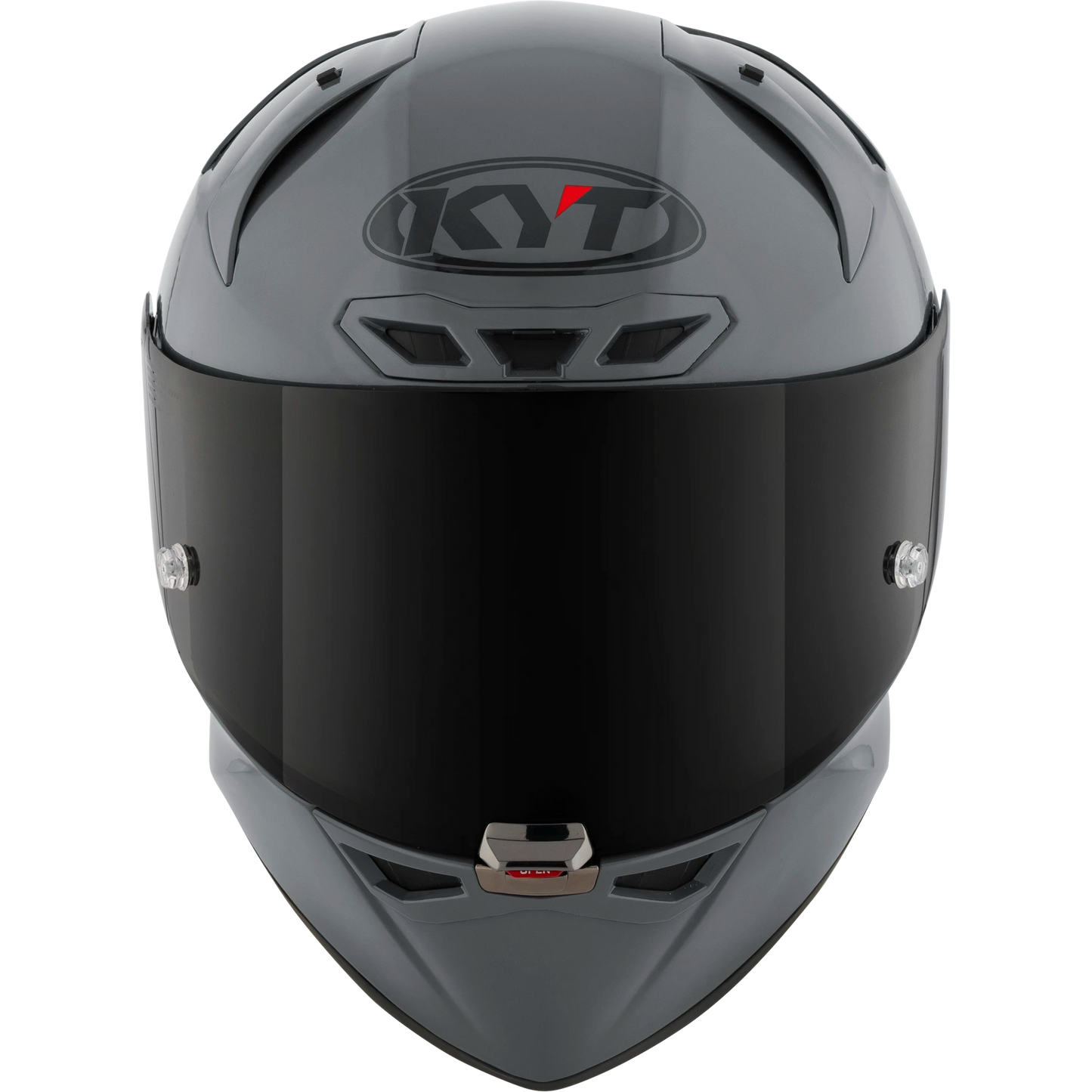 KYT KX-1 Race GP Full Face Motorcycle Helmets | Plain GRL Grey (Glossy) | KYT Americas
