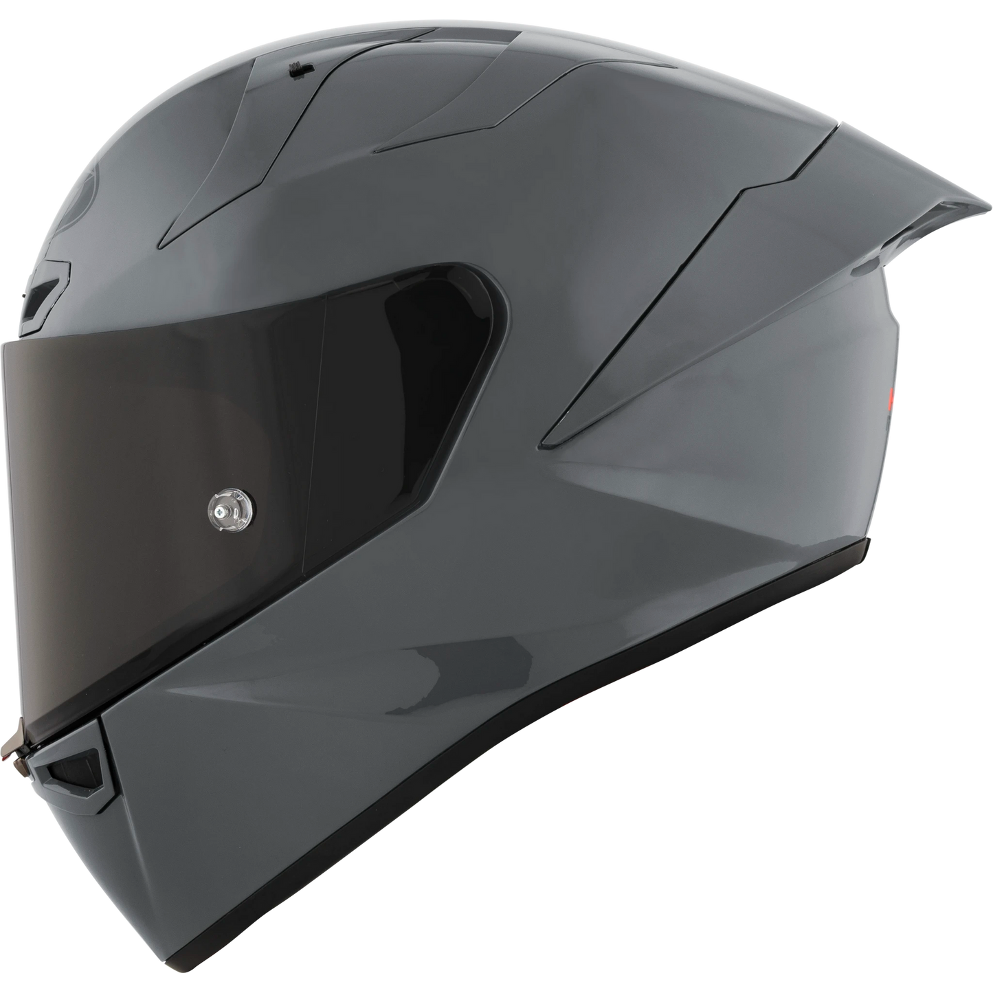 KYT KX-1 Race GP Full Face Motorcycle Helmets | Plain GRL Grey (Glossy) | KYT Americas