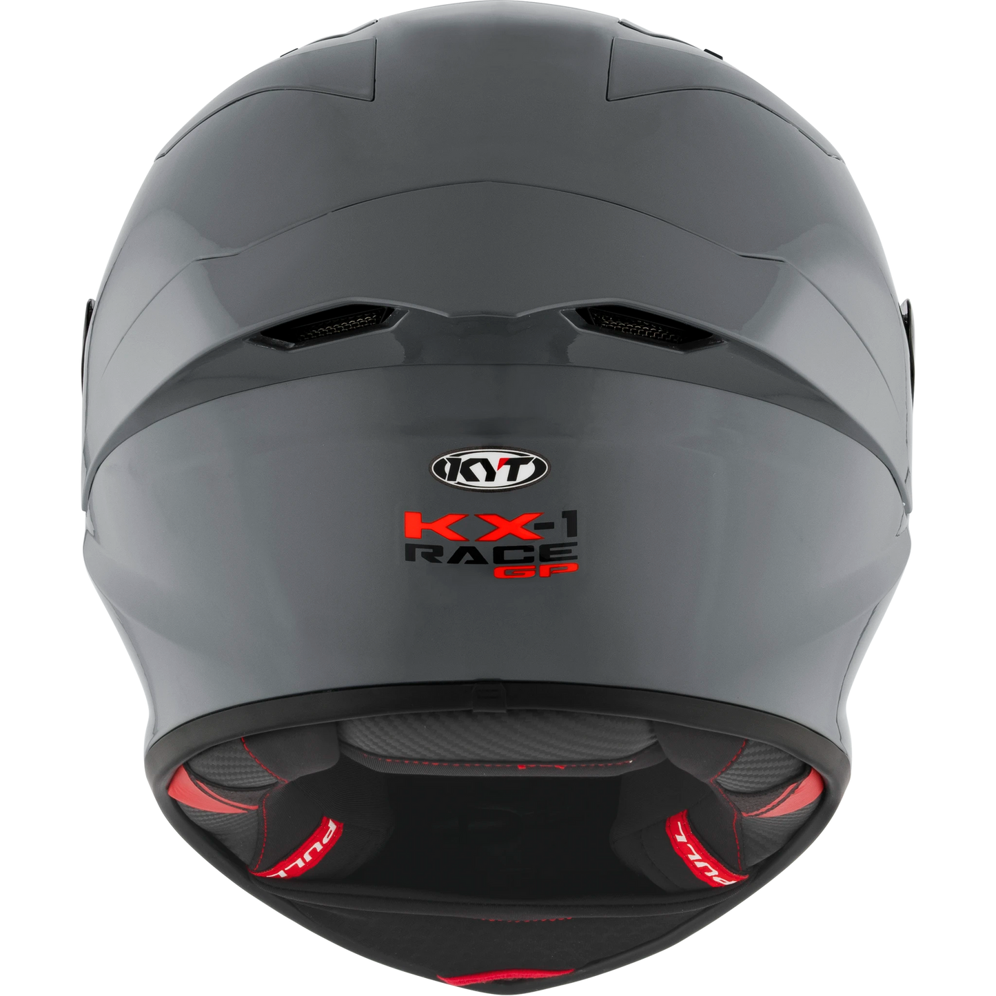KYT KX-1 Race GP Full Face Motorcycle Helmets | Plain GRL Grey (Glossy) | KYT Americas