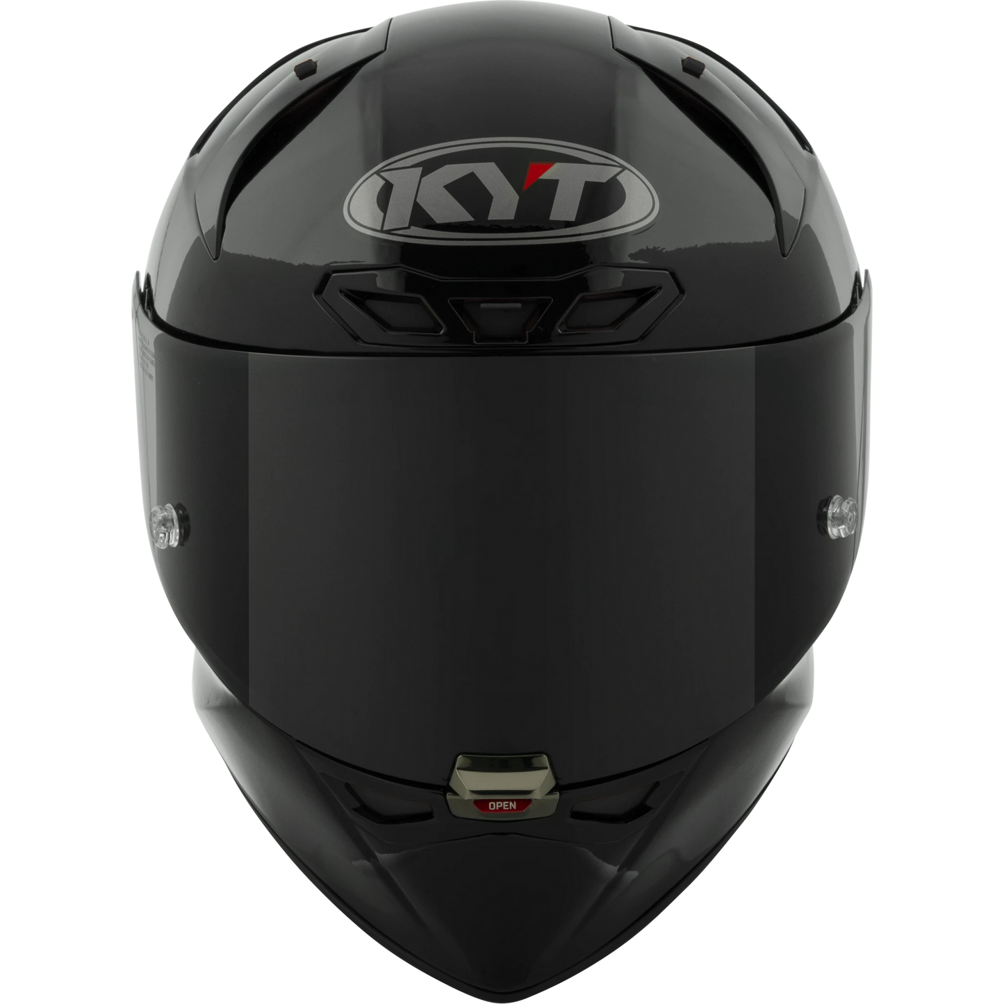 KYT KX-1 Race GP Full Face Motorcycle Helmets| Plain Black (Glossy) | KYT Americas