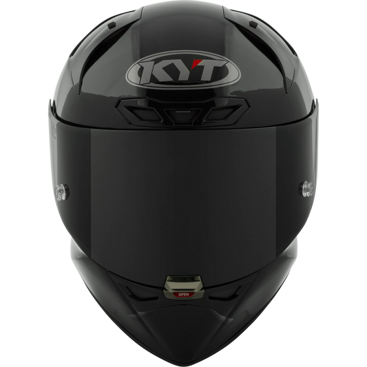 KYT KX-1 Race GP Full Face Motorcycle Helmets| Plain Black (Glossy) | KYT Americas