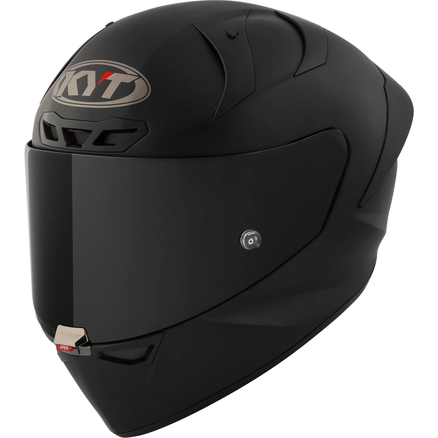 KYT KX-1 Race GP Full Face Motorcycle Helmets | Plain Black (Matte) | KYT Americas