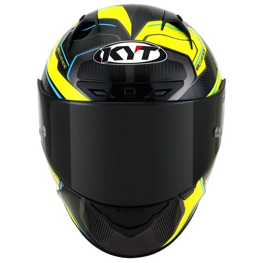 KYT NZ-Race Full Face Carbon Motorcycle Helmets |  Carbon Competition Yellow | KYT Americas
