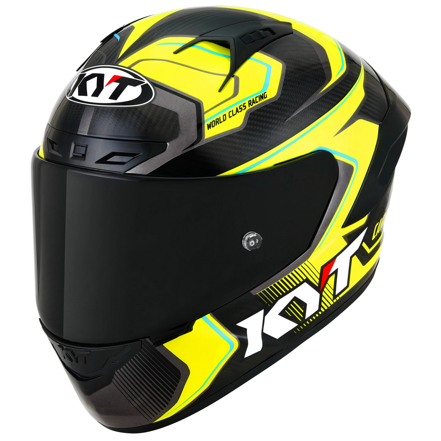 KYT NZ-Race Full Face Carbon Motorcycle Helmets |  Carbon Competition Yellow | KYT Americas