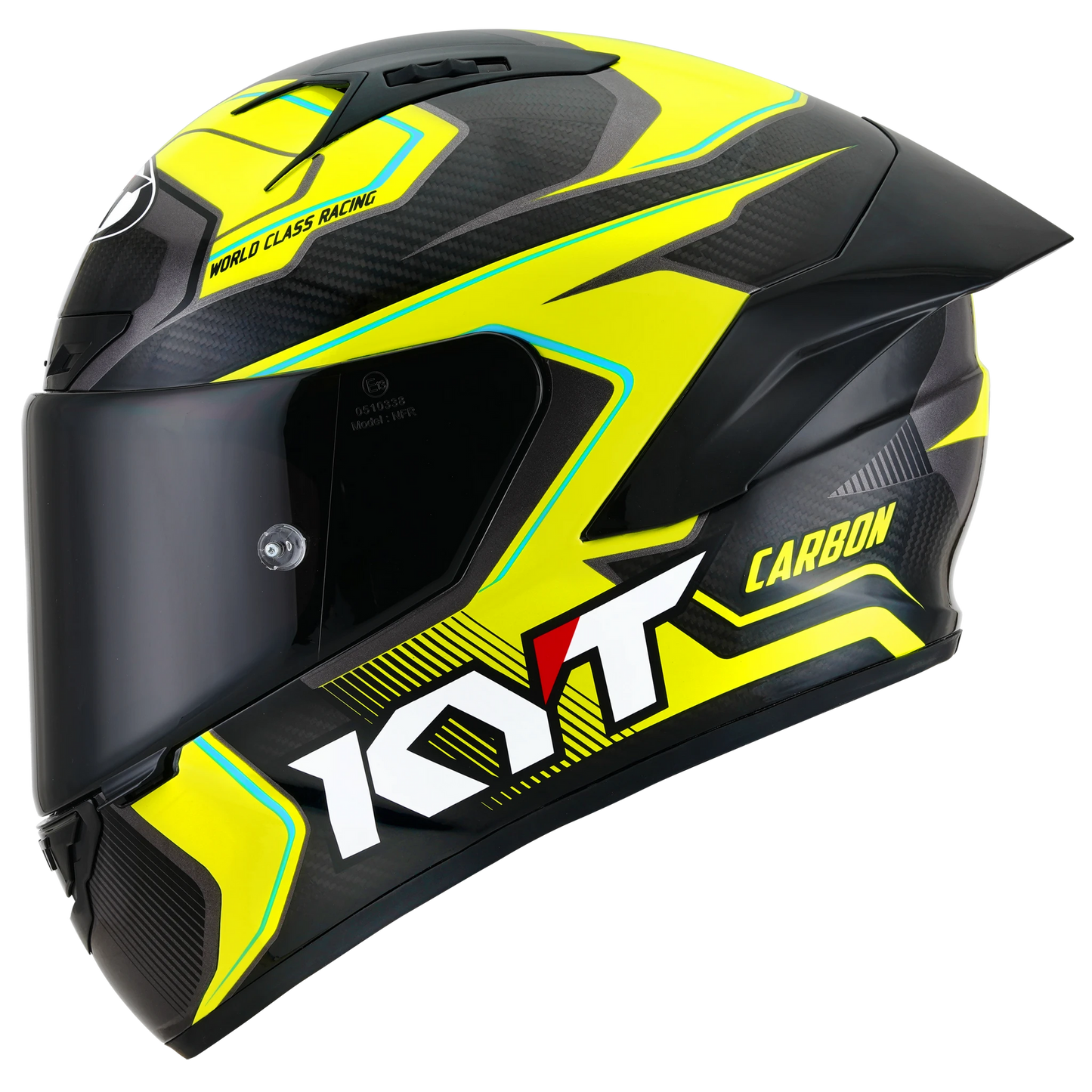 KYT NZ-Race Full Face Carbon Motorcycle Helmets |  Carbon Competition Yellow | KYT Americas