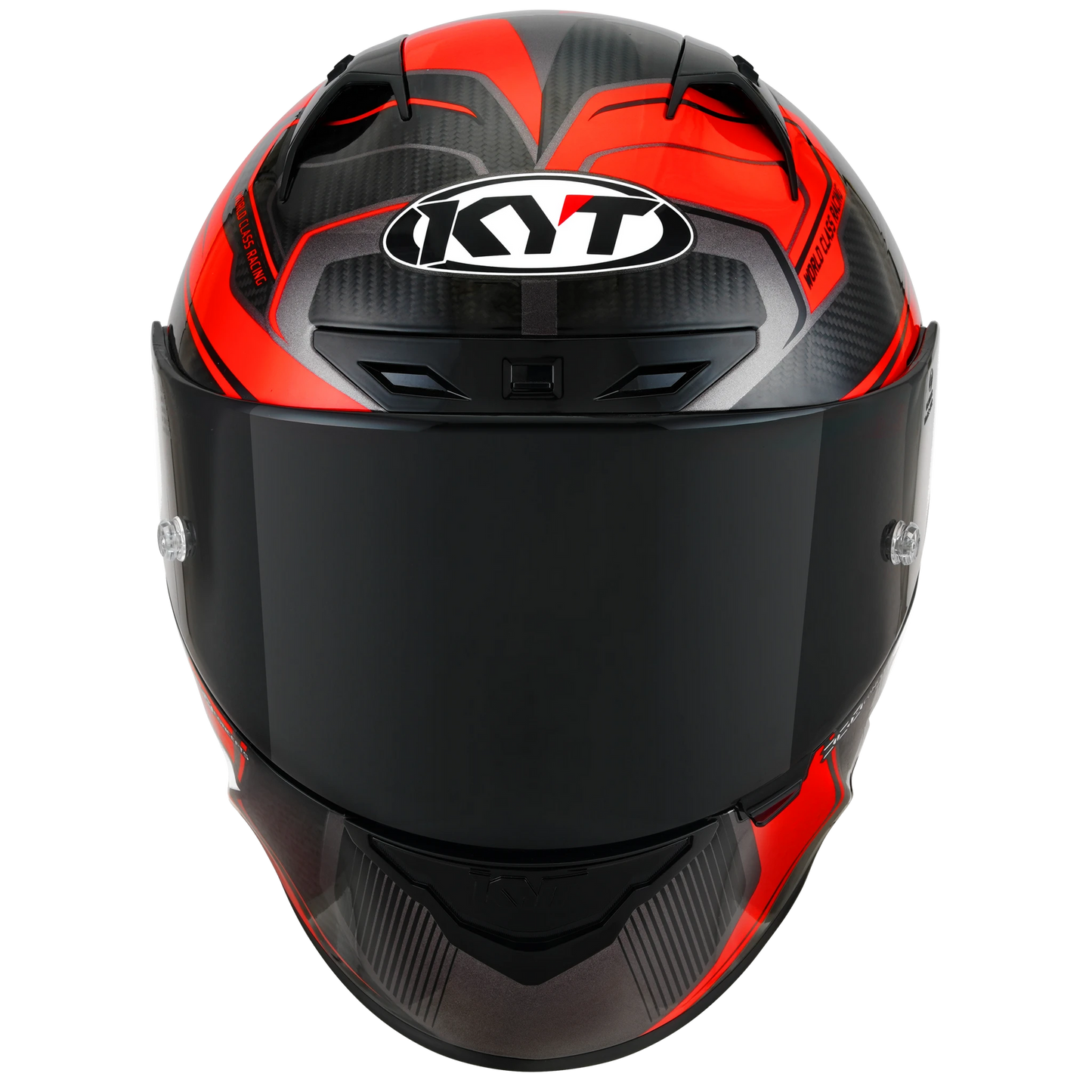 KYT NZ-Race Full Face Carbon Motorcycle Helmets | Carbon Competition Red | KYT Americas