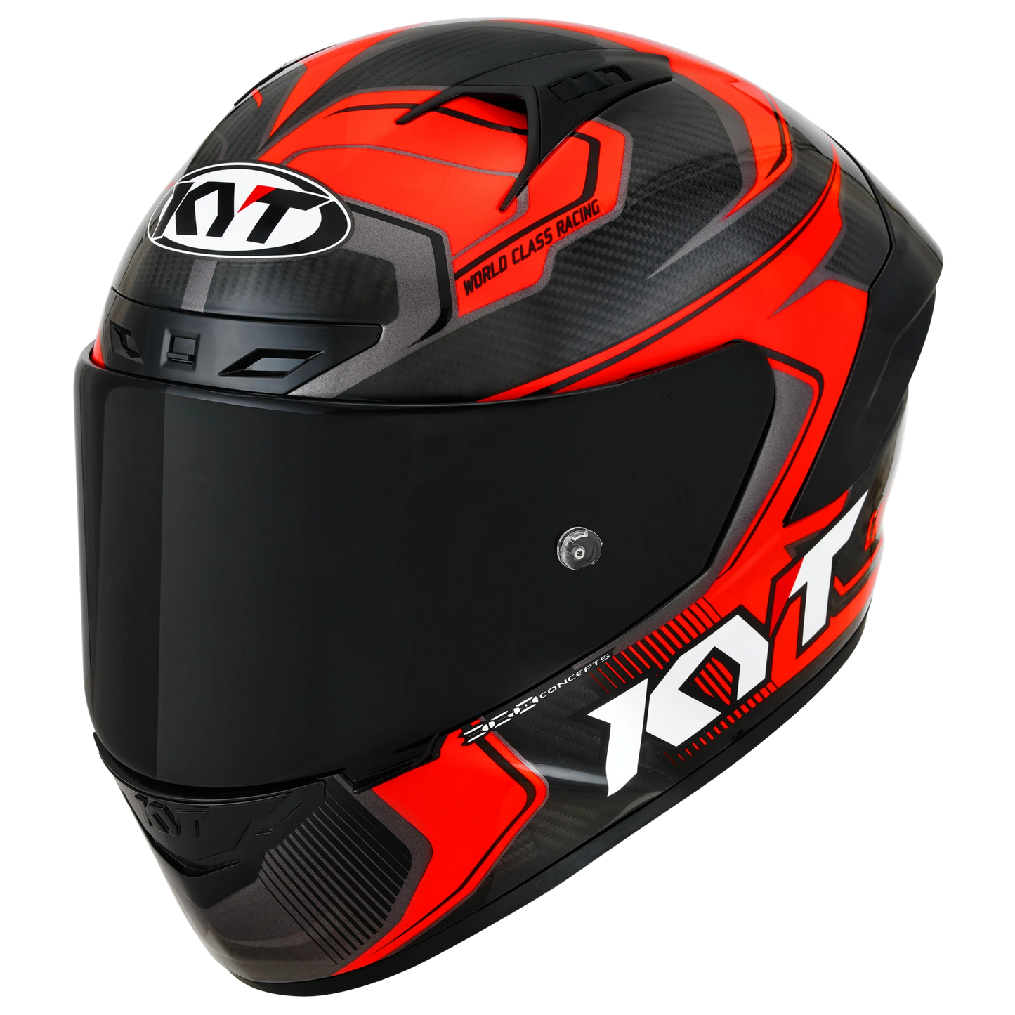 KYT NZ-Race Full Face Carbon Motorcycle Helmets | Carbon Competition Red | KYT Americas
