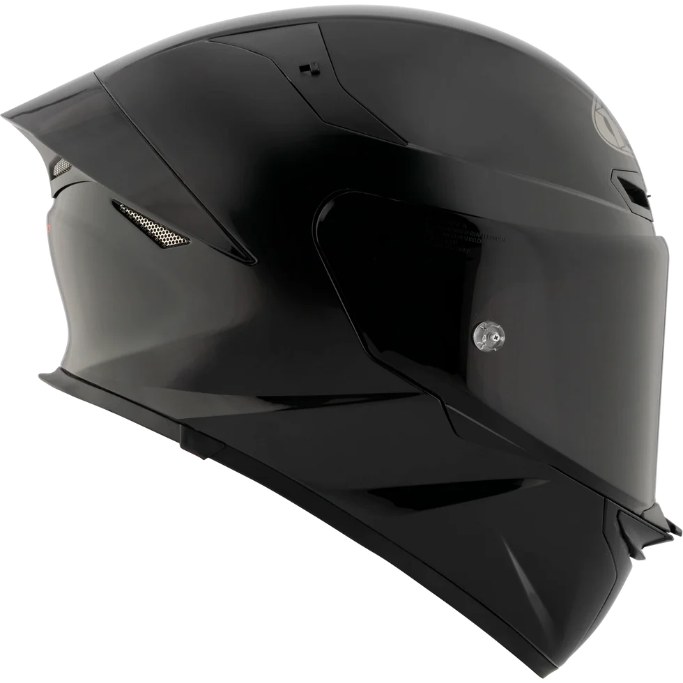 KYT TT Revo Gloss Black Full Face Motorcycle Helmet