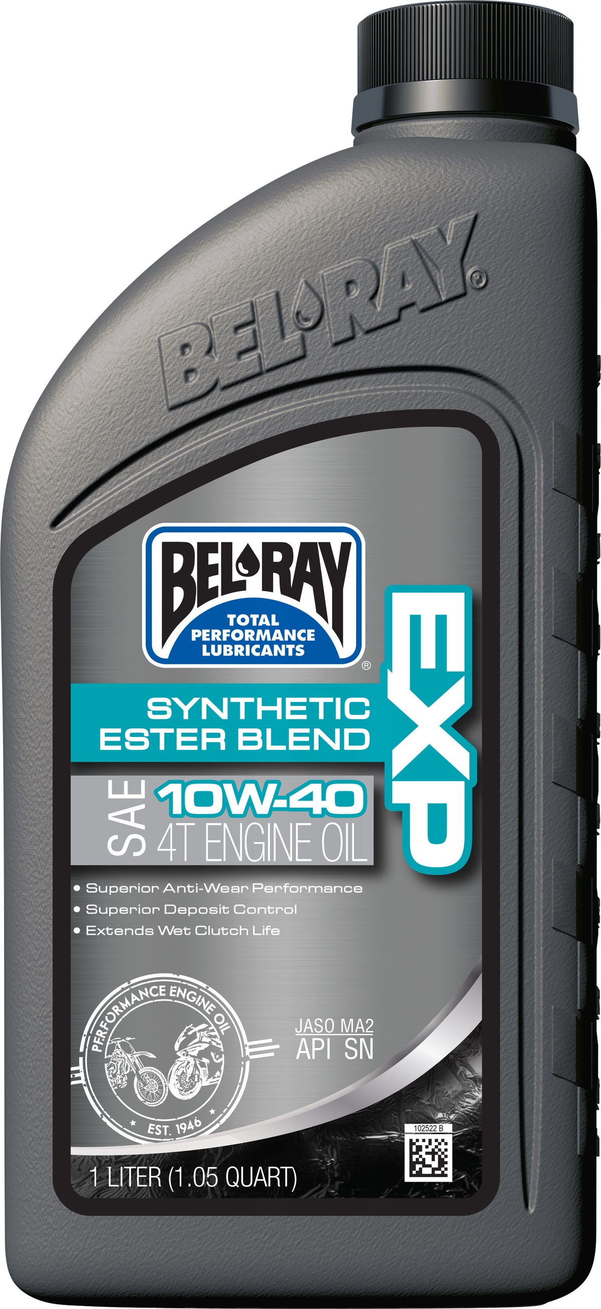 Bel-Ray EXP Semi-Synthetic Ester Blend 4T Engine Oil