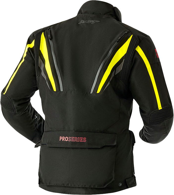 PS PARAGON D3O JACKET BLACK/FLO YELLOW TEXTILE