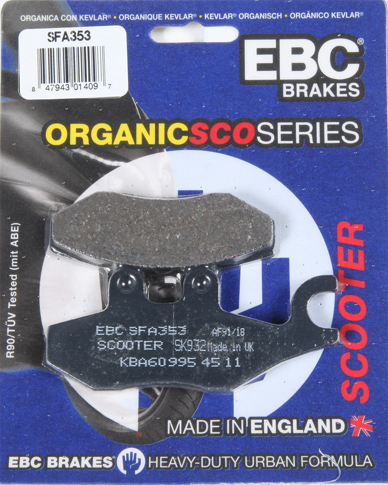 EBC Sfa Brake Pads Organic