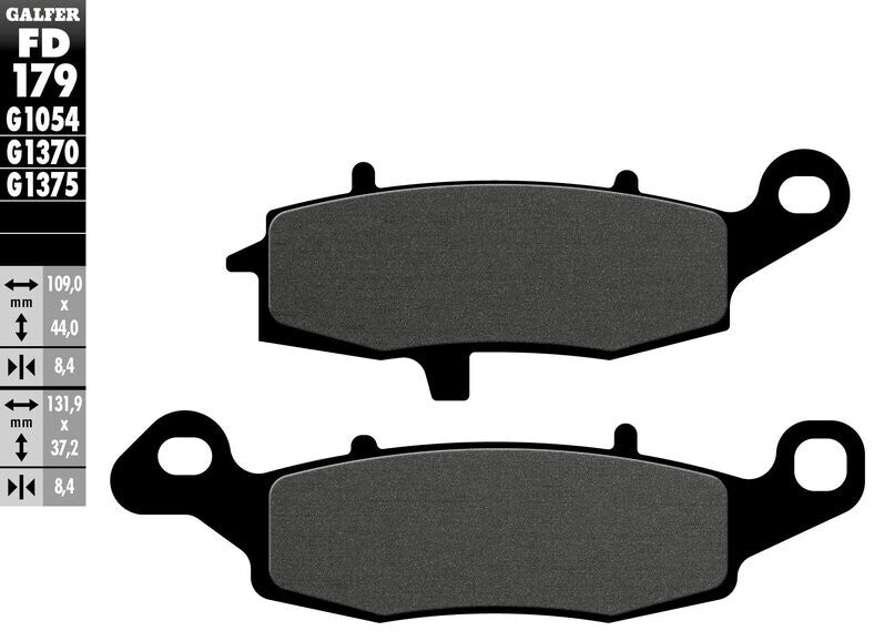 Galfer HH Sintered Brake Pads — Compound 1370 — manufacturer catalog photo