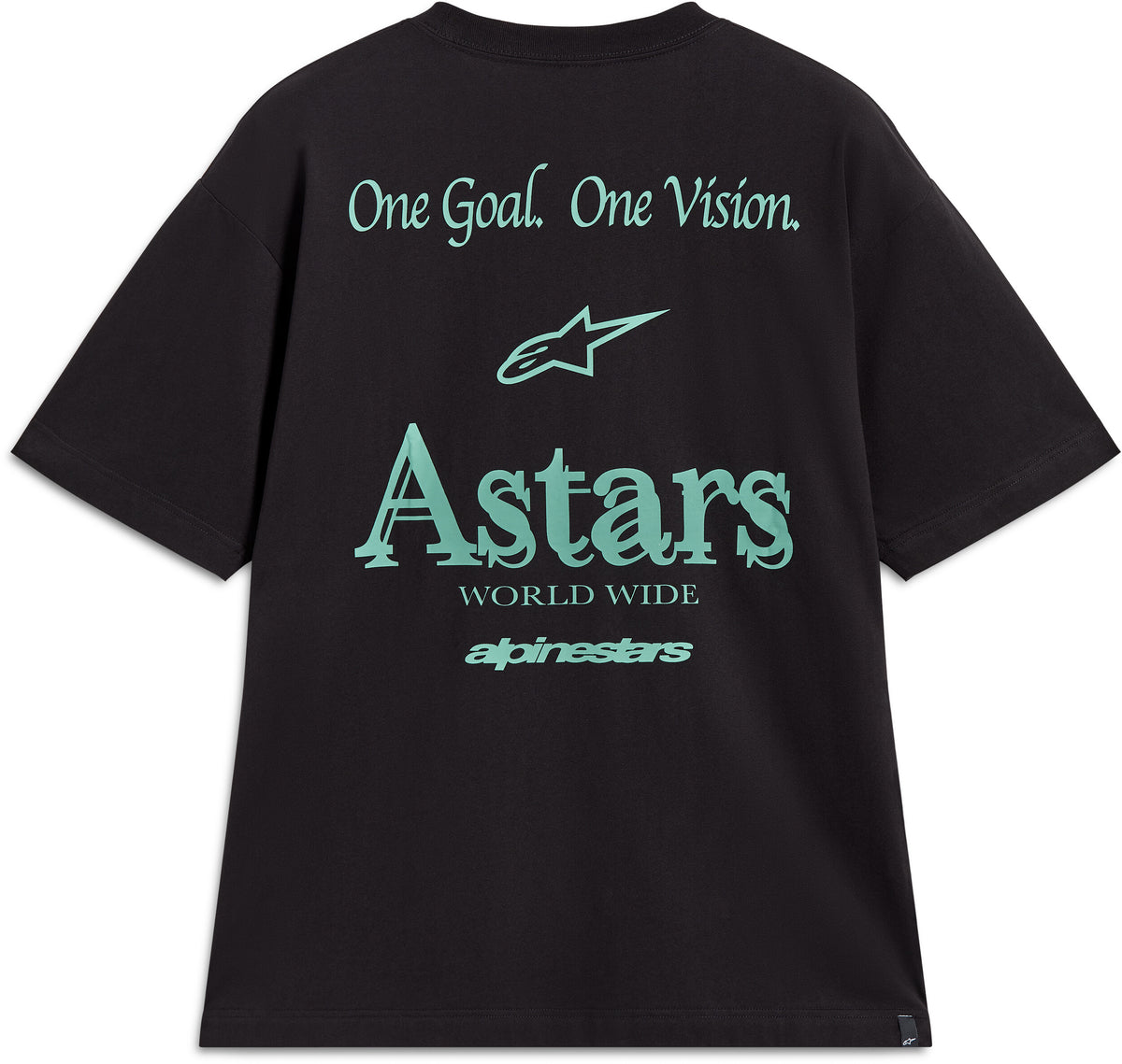 POST OVERSIZED SS CSF TEE BLACK