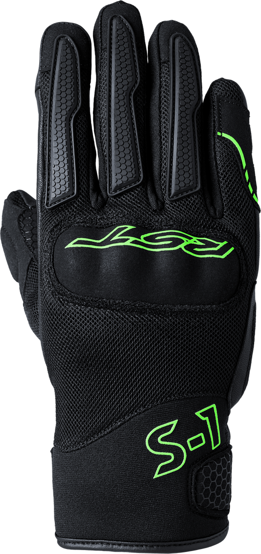 S1 MESH CE GLOVE BLACK/NEON GREEN