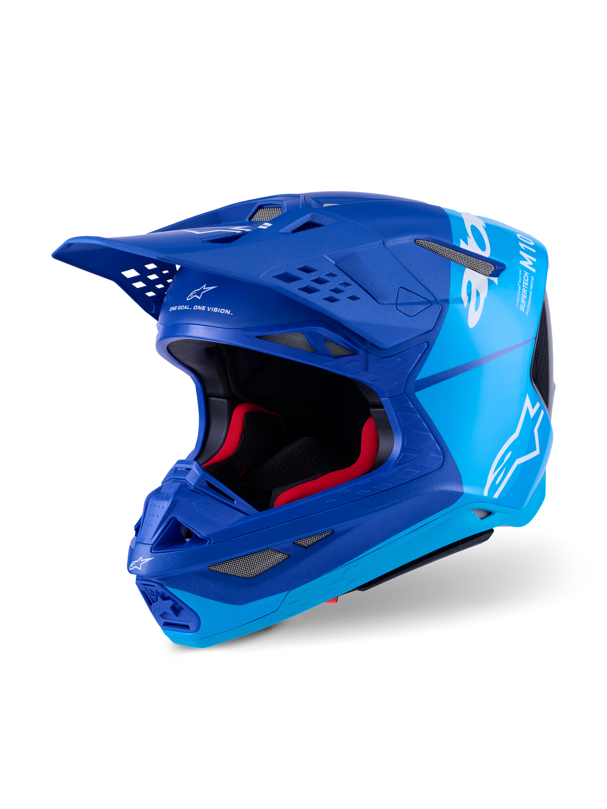 SUPERTECH S-M10 FLOOD HELMET MET BLU/MD BLU/BLK CRB M&G