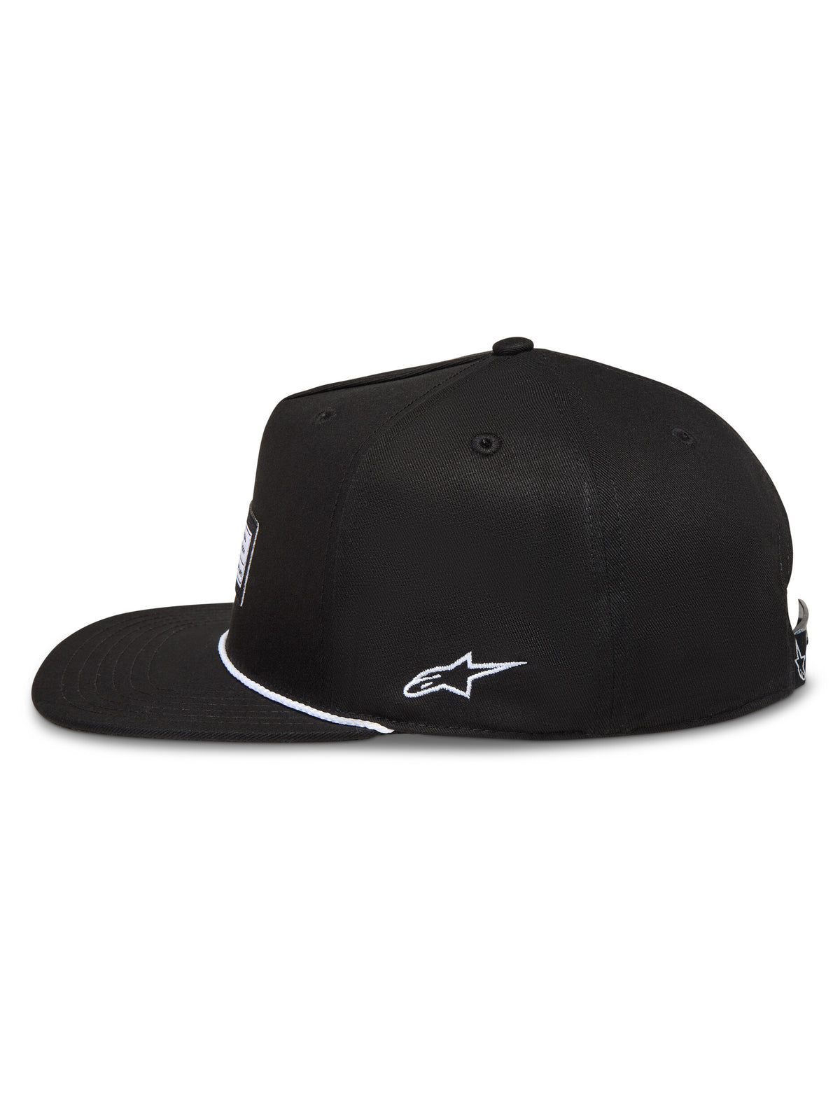 LABEL SNAPBACK HAT BLACK