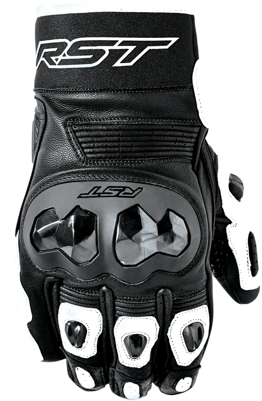 FREESTYLE 3 D3O GLOVE BLACK/WHITE LEATHER
