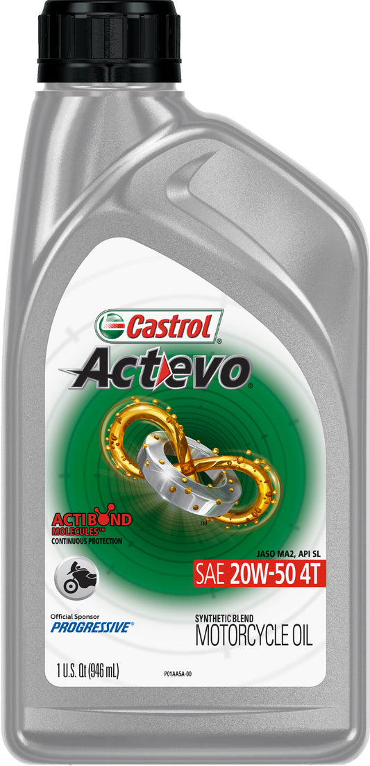 Castrol Act>Evo Synthetic Blend 4T Oil
