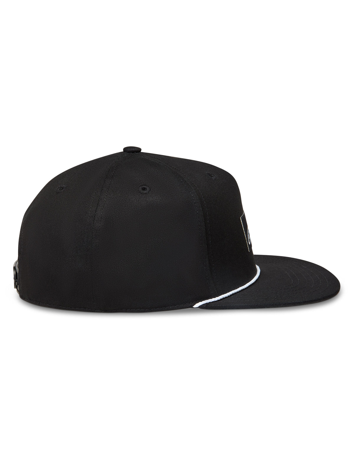 LABEL SNAPBACK HAT BLACK