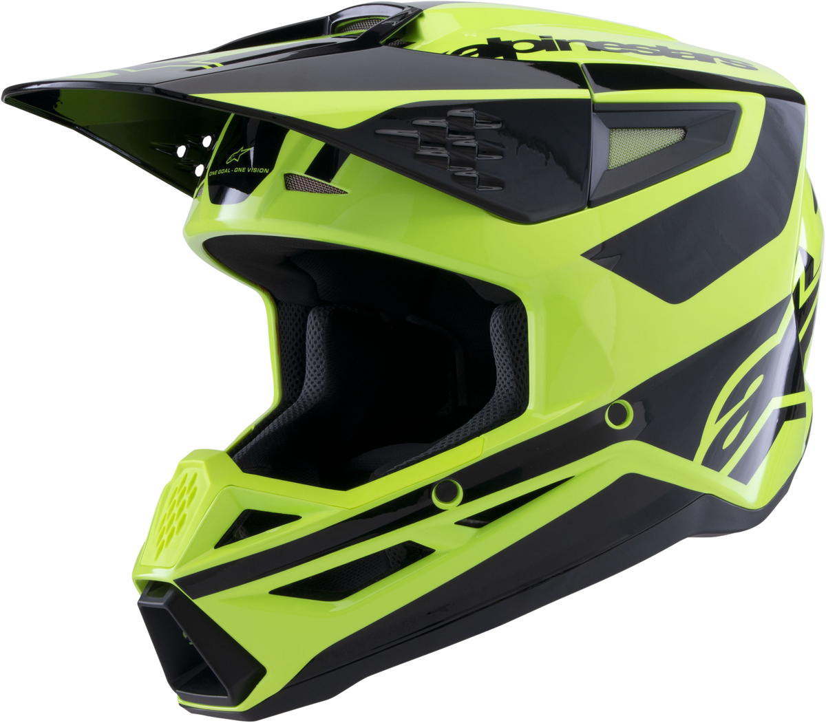 SM3 HEAT HELMET YELLOW FLUO/BLACK GLOSSY