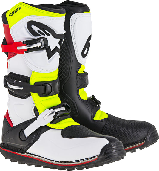 TECH-T BOOTS WHITE/RED/YELLOW/BLACK