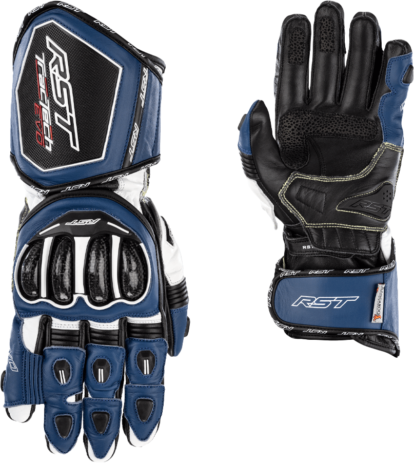 TRACTECH EVO 4 CE GLOVE BLUE/WHITE/BLACK
