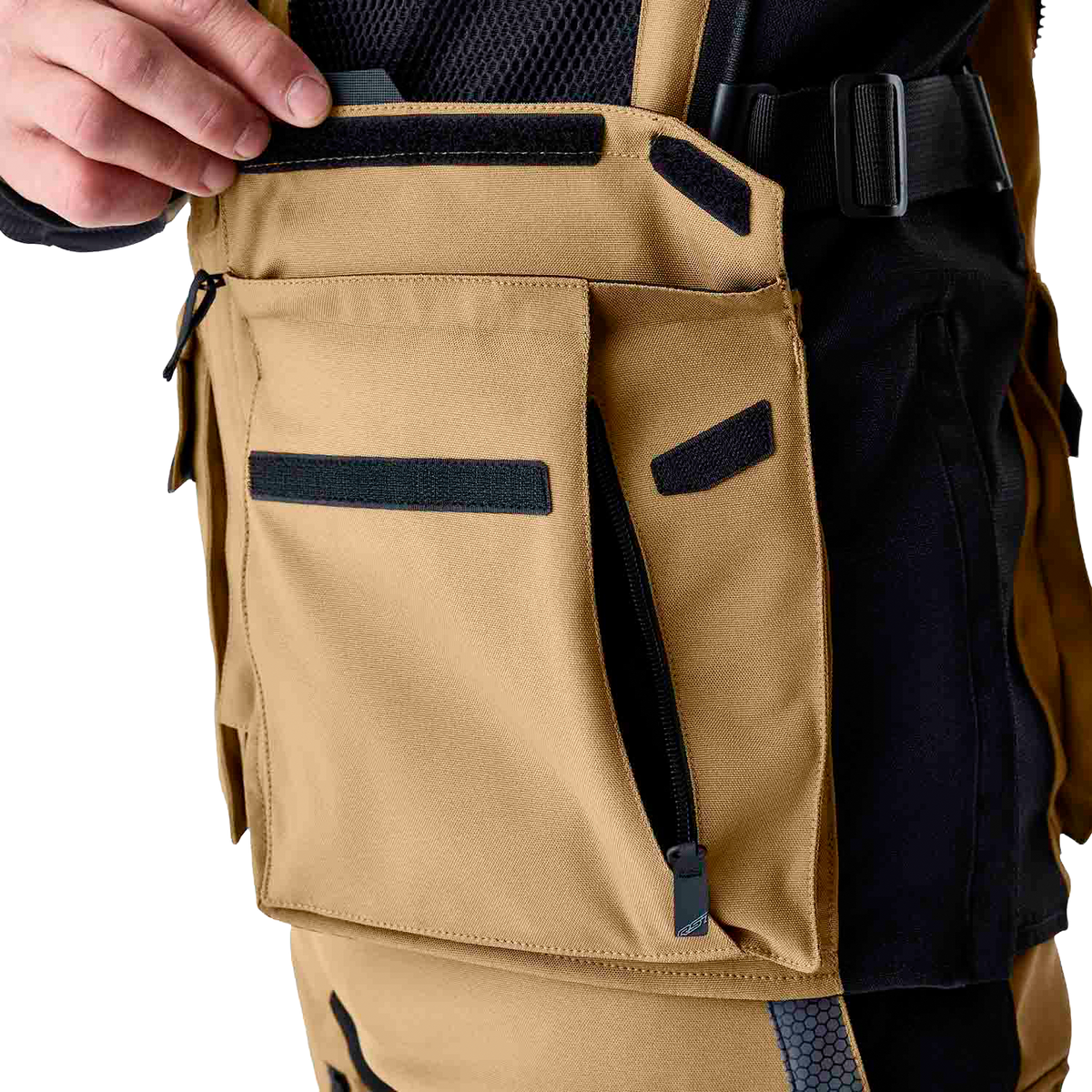 PS ADVENTURE D3O JACKET SAND/BLACK TEXTILE