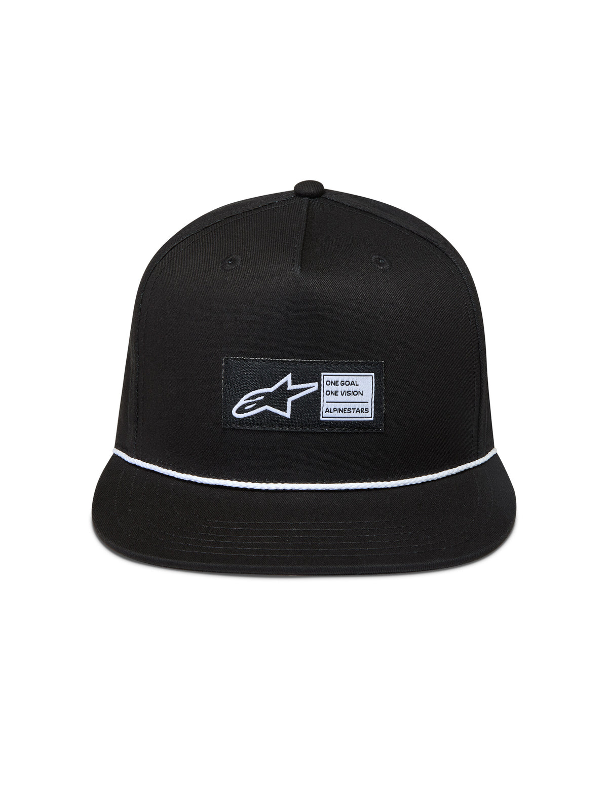 LABEL SNAPBACK HAT BLACK
