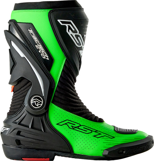 TRACTECH EVO D3O BOOT BLACK/FLO GREEN