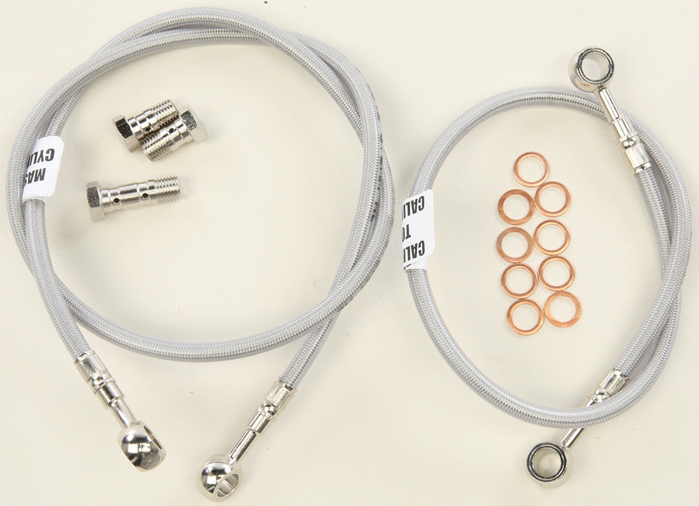 Galfer 2 Line Front Stainless Steel Brake Lines — manufacturer catalog photo