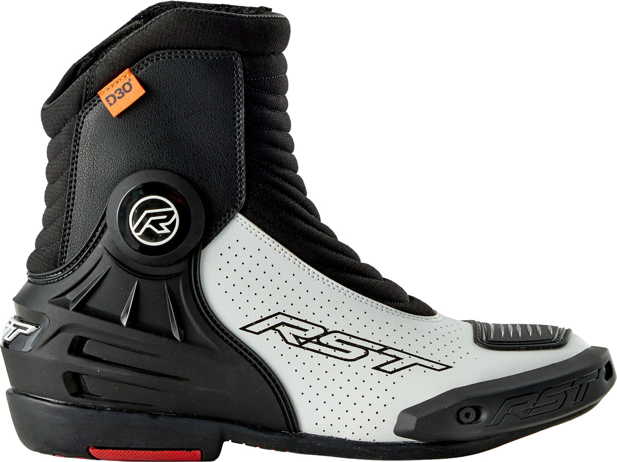 TRACTECH EVO D3O SHORT BOOT BLACK/WHITE