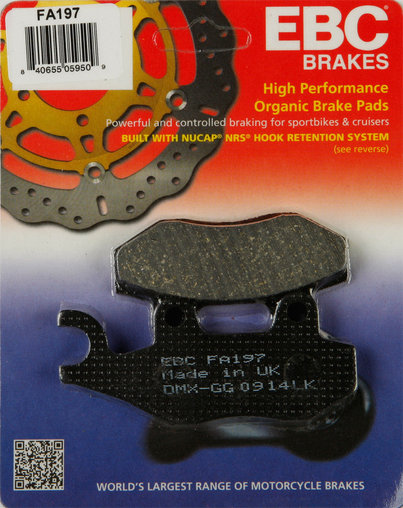 EBC FA Brake Pads Organic — FA1xx