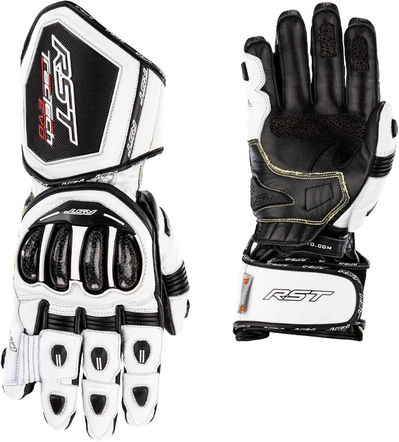 WOMENS TRACTECH EVO 4 CE GLOVE WHITE/BLACK LEATHER