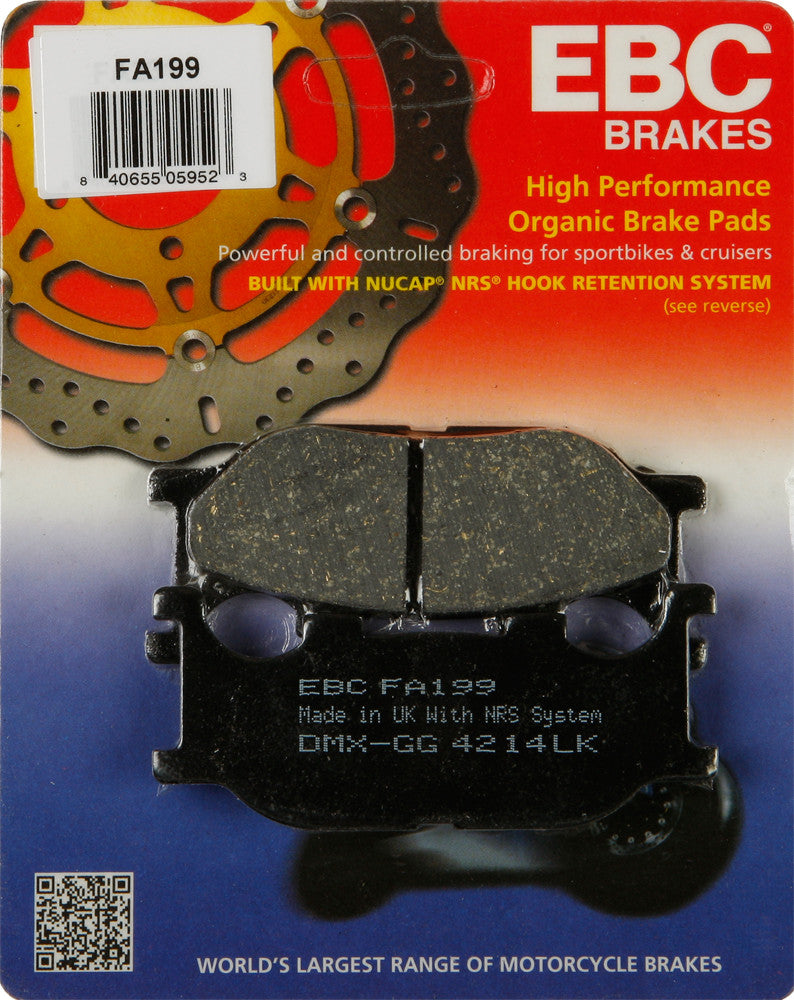 EBC FA Brake Pads Organic — FA1xx