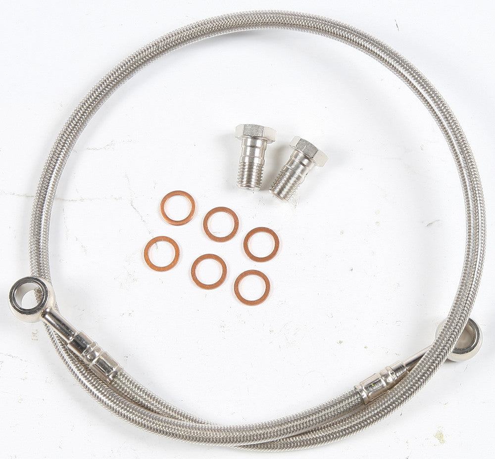 Galfer Rear Stainless Steel Brake Lines — manufacturer catalog photo
